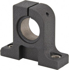 Thomson Industries - 20mm Diam, Malleable Iron Alloy Shaft Support - Plain Shafting - Americas Tooling