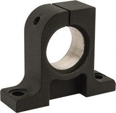 Thomson Industries - 40mm Diam, Malleable Iron Alloy Shaft Support - Plain Shafting - Americas Tooling