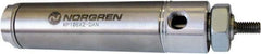 Norgren - 5" Stroke x 1-1/4" Bore Double Acting Air Cylinder - 1/8 Port, 7/16-20 Rod Thread - Americas Tooling