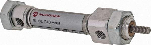 Norgren - 1/2" Stroke x 5/16" Bore Double Acting Air Cylinder - 10-32 Port, 5-40 Rod Thread - Americas Tooling