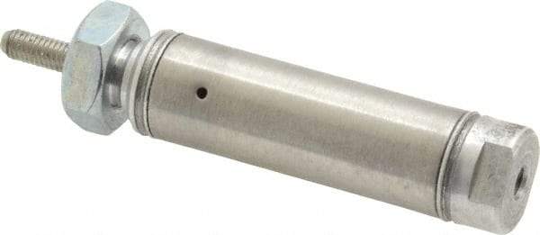 Norgren - 1/2" Stroke x 9/16" Bore Single Acting Air Cylinder - 10-32 Port, 10-32 Rod Thread - Americas Tooling