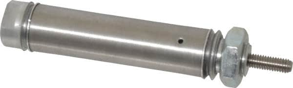 Norgren - 1" Stroke x 9/16" Bore Single Acting Air Cylinder - 10-32 Port, 10-32 Rod Thread - Americas Tooling