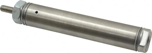 Norgren - 2" Stroke x 3/4" Bore Single Acting Air Cylinder - 1/8 Port, 1/4-28 Rod Thread - Americas Tooling