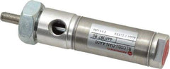 Norgren - 1/2" Stroke x 3/4" Bore Double Acting Air Cylinder - 1/8 Port, 1/4-28 Rod Thread - Americas Tooling