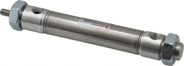 Norgren - 3" Stroke x 3/4" Bore Double Acting Air Cylinder - 1/8 Port, 1/4-28 Rod Thread - Americas Tooling