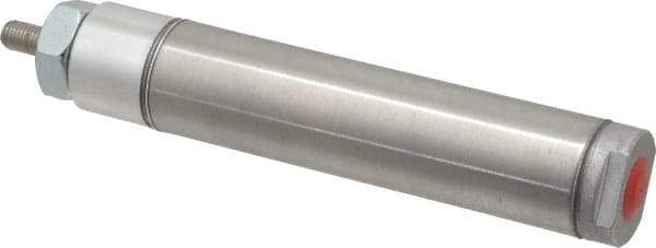 Norgren - 3" Stroke x 1-1/16" Bore Double Acting Air Cylinder - 1/8 Port, 5/16-24 Rod Thread - Americas Tooling