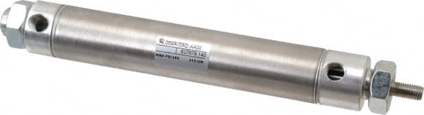 Norgren - 4" Stroke x 1-1/16" Bore Double Acting Air Cylinder - 1/8 Port, 5/16-24 Rod Thread - Americas Tooling