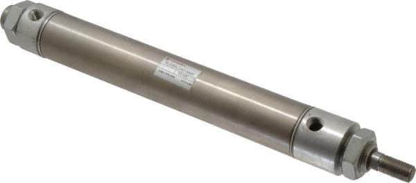 Norgren - 6" Stroke x 1-1/4" Bore Double Acting Air Cylinder - 1/8 Port, 7/16-20 Rod Thread - Americas Tooling