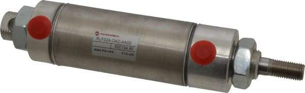 Norgren - 2" Stroke x 1-1/2" Bore Double Acting Air Cylinder - 1/8 Port, 7/16-20 Rod Thread - Americas Tooling