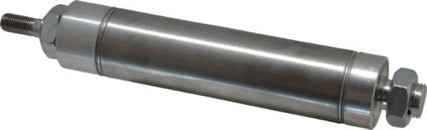 Norgren - 4" Stroke x 1-1/2" Bore Double Acting Air Cylinder - 1/8 Port, 7/16-20 Rod Thread - Americas Tooling