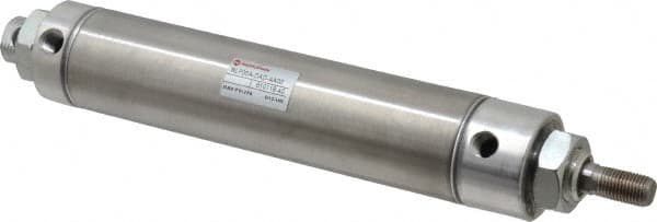 Norgren - 5" Stroke x 1-1/2" Bore Double Acting Air Cylinder - 1/8 Port, 7/16-20 Rod Thread - Americas Tooling