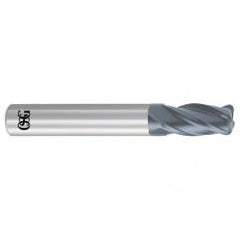 7/16 x 7/16 x 1 x 2-3/4 4Fl .030 C/R Carbide End Mill - WXL - Americas Tooling