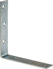 Value Collection - 5" Long x 1" Wide, Steel, Corner Brace - Zinc Plated - Americas Tooling