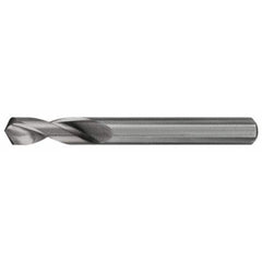 Walter-Titex - 1/4" Body Diam, 120°, 50mm OAL, Solid Carbide Spotting Drill - Americas Tooling