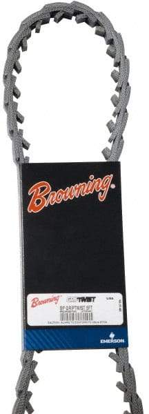 Browning - Section 3L, 3/8" Wide, 1,200" Outside Length, Adjustable Replacement Belt - Urethane, Griptwist, No. 3LP - Americas Tooling