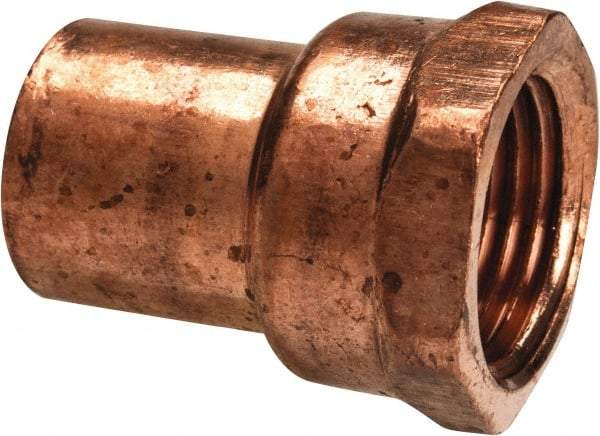 Mueller Industries - 3/8" Wrot Copper Pipe Adapter - C x F, Solder Joint - Americas Tooling