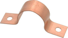 Mueller Industries - 7/8 Pipe, Copper, Pipe or Tube Strap - 2 Mounting Holes - Americas Tooling