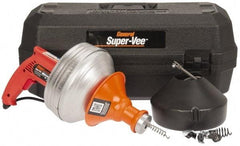 General Pipe Cleaners - Electric Battery Drain Cleaning Machine - For 3" Pipe, 500 Max RPM - Americas Tooling