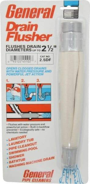 General Pipe Cleaners - Water-Pressure Flush Bags For Minimum Pipe Size: 1-1/2 (Inch) For Maximum Pipe Size: 2-1/2 (Inch) - Americas Tooling