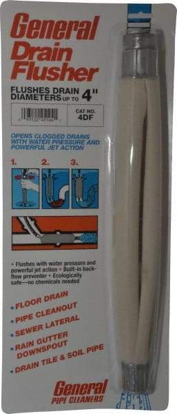 General Pipe Cleaners - Water-Pressure Flush Bags For Minimum Pipe Size: 3 (Inch) For Maximum Pipe Size: 4 (Inch) - Americas Tooling