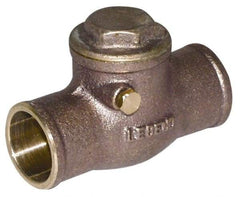 Legend Valve - 1-1/2" Lead Free Brass Check Valve - Check Swing, FNPT x FNPT, 200 WOG - Americas Tooling