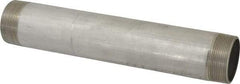 Merit Brass - Schedule 40, 2" Pipe x 12" Long, Grade 304/304L Stainless Steel Pipe Nipple - Welded & Threaded - Americas Tooling