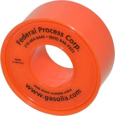 Federal Process - 3/4" Wide x 500" Long General Purpose Pipe Repair Tape - 3 mil Thick, -450 to 550°F, White - Americas Tooling