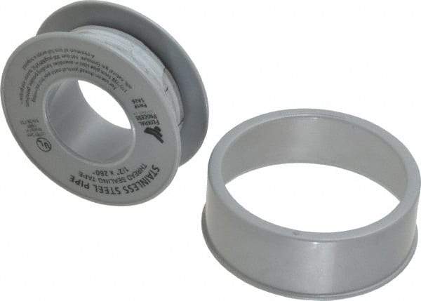 Federal Process - 1/2" Wide x 260" Long High Density Pipe Repair Tape - 4 mil Thick, -450 to 550°F, White - Americas Tooling