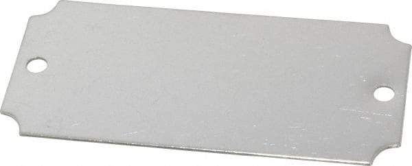 C.H. Hanson - 3-1/16 Inch Wide, Style 3, Stainless Steel Blank Metal Plate - 1-7/16 Inch High, 10 Pieces - Americas Tooling