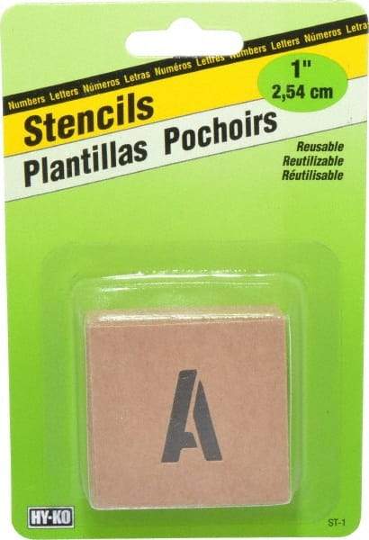 Value Collection - Facility Stencils Type: Letter Set (A-Z) Message Type: Plant Marking - Americas Tooling