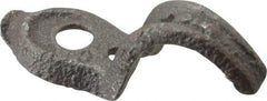 Made in USA - 3/8" Pipe, Malleable Iron, Black Plated" Pipe or Conduit Strap - 1 Mounting Hole - Americas Tooling