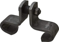 Made in USA - 3/8" Rod Center Beam Clamp - 1,000 Lb Capacity, Carbon Steel - Americas Tooling