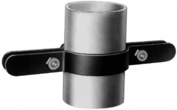 Made in USA - 3/4" Pipe, Riser Clamp - Black, 220 Lb Capacity, Carbon Steel - Americas Tooling