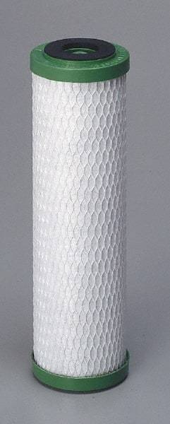 Pentair - 2-7/8" OD, 0.5µ, Carbon Briquette/Resin Giardia & Cryptosporidium Reduction Cartridge Filter - 9-3/4" Long, Reduces Tastes, Odors & Sediments - Americas Tooling