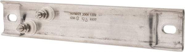 Hotwatt - 120 Volt, 330 Watt, 8" Long Channel Strip Heater - 2-3/4" Hot Length, 50 Watt per Sq In - Americas Tooling