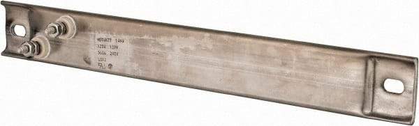 Hotwatt - 240 Volt, 500 Watt, 12" Long Channel Strip Heater - 7-1/4" Hot Length, 25 Watt per Sq In - Americas Tooling