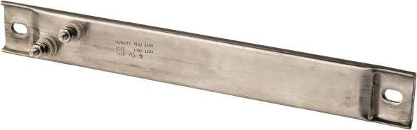 Hotwatt - 240 Volt, 750 Watt, 12" Long Channel Strip Heater - 7-1/4" Hot Length, 37 Watt per Sq In - Americas Tooling