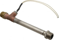 Hotwatt - 8.44" Long 750 Watt Inline Heater - 136 Watt/Sq In, 120 Volt, 12 Leads - Americas Tooling