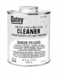 Oatey - 1 Gal All-Purpose Cleaner - Clear, Use with ABS, PVC & CPVC For All Diameters - Americas Tooling