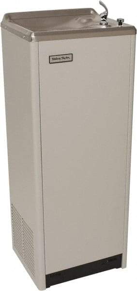 Halsey Taylor - 13.5 GPH Cooling Capacity Deluxe Floor Standing Water Cooler & Fountain - Vinyl Cabinet, 690 Watts, 7.5 Full Load Amperage, 0.2 hp - Americas Tooling