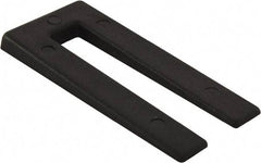 Precision Brand - 500 Piece, 2" Wide x 3" Long Polystyrene Taper Shim - Black, ±10% Tolerance - Americas Tooling