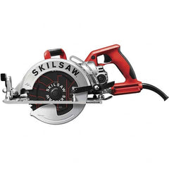 Skilsaw - 15 Amps, 7-1/4" Blade Diam, 5,300 RPM, Electric Circular Saw - 120 Volts, 8' Cord Length, 5/8" Arbor Hole, Left Blade - Americas Tooling