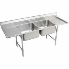 ELKAY - Stainless Steel Sinks Type: Scullery Sink Outside Length: 77-1/4 (Inch) - Americas Tooling