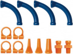 Loc-Line - 1/4" Hose Inside Diam, Coolant Hose Extended Elbow - For Use with Loc-Line Modular Hose System - Americas Tooling