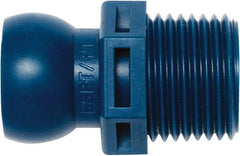 Loc-Line - 1/2" Hose ID, Male to Female Coolant Hose Connector - 1/2" BSPT, For Loc-Line Modular Hose Systems - Americas Tooling