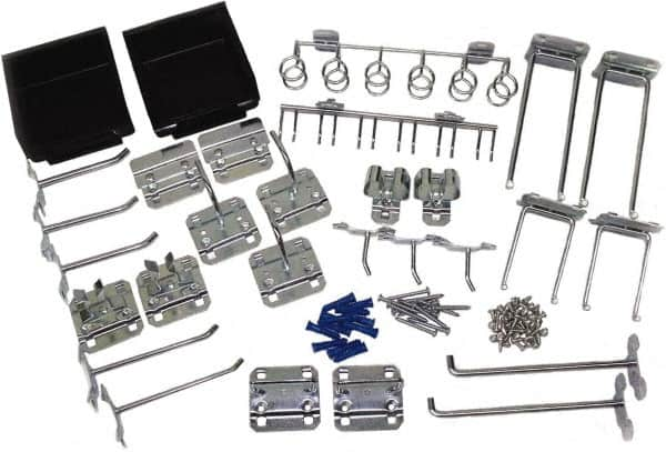 Triton - 30 Piece, Pegboard Hook Set - Zinc Alloy & Steel - Americas Tooling