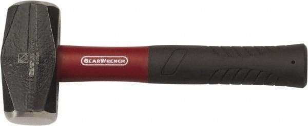 GearWrench - 3 Lb Head Drilling Hammer - 10-1/2" OAL, Fiberglass Handle with Grip, 1.38" Face Diam - Americas Tooling