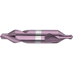 Combo Drill & Countersink: #2, 3/16″ Body Dia, 118 ™, Solid Carbide AlTiN Finish, Right Hand Cut, Series 8105-H