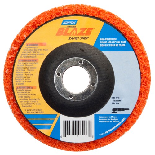 ‎4-1/2″ Depressed Center Finishing Disc Rapid Strip Extra Coarse Grit - Americas Tooling