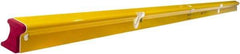 Stabila - 96" Long 3 Vial R-Beam Level - Aluminum, Yellow, 2 Plumb & 1 Level Vials - Americas Tooling